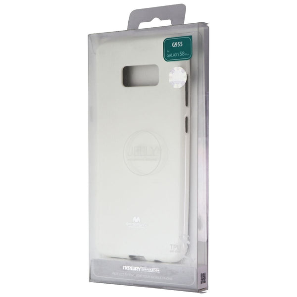 Mercury Goospery Jelly Case for Samsung Galaxy (S8+) - White/Glitter - Mercury - Simple Cell Shop, Free shipping from Maryland!