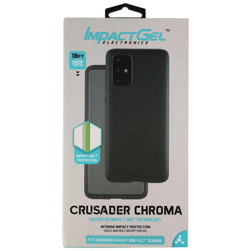 Impact Gel Crusader Chroma Series Case for Samsung Galaxy S20+ (Plus) - Black - Impact Gel - Simple Cell Shop, Free shipping from Maryland!