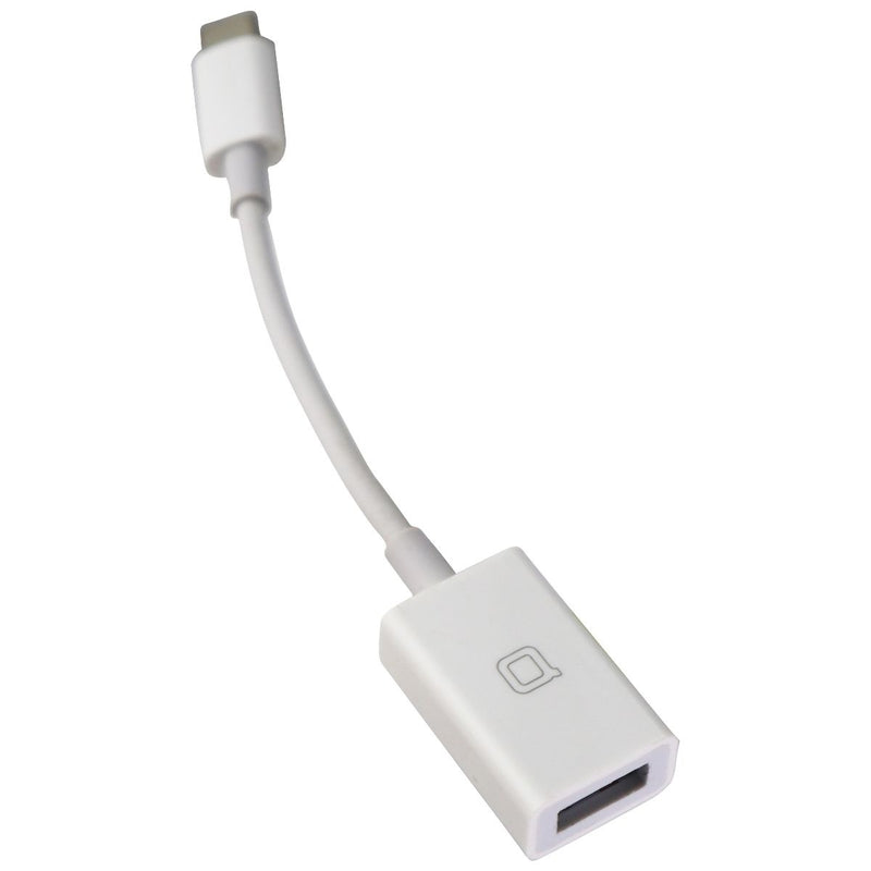 Q Short Style USB to USB-C (Type C) Adapter Cable - White - Q - Simple Cell Shop, Free shipping from Maryland!