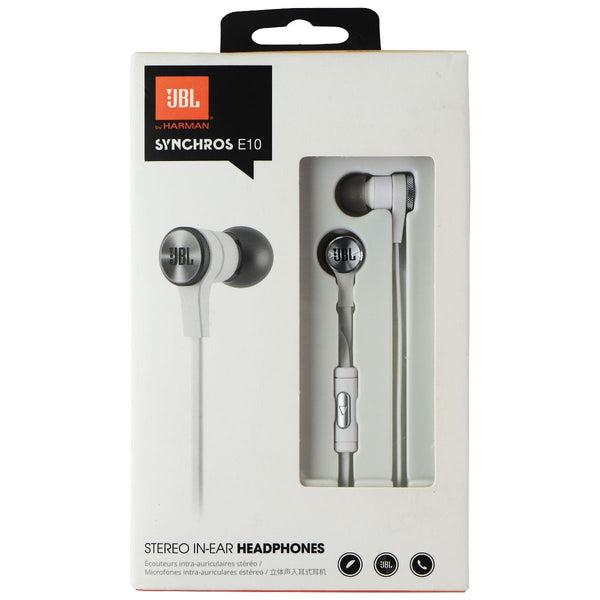 JBL Synchros E10 Stereo In-Ear Wired EarBud Headphones - White - JBL - Simple Cell Shop, Free shipping from Maryland!