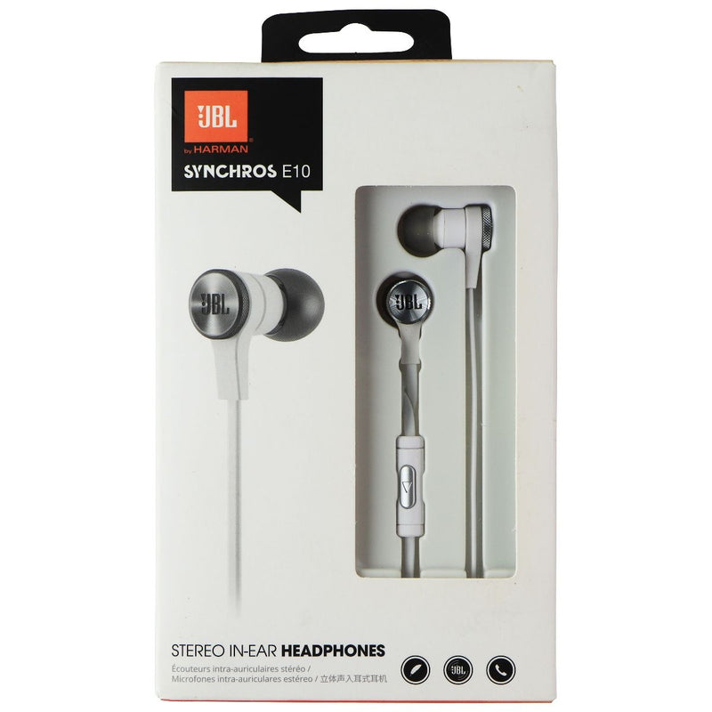 JBL Synchros E10 Stereo In-Ear Wired EarBud Headphones - White - JBL - Simple Cell Shop, Free shipping from Maryland!