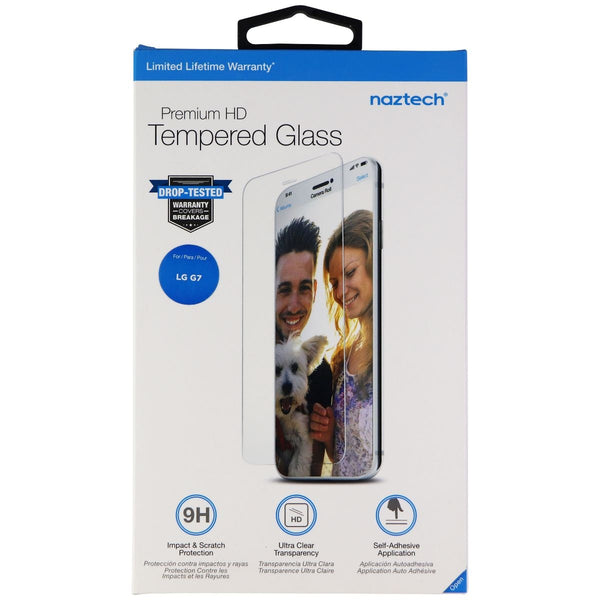 Naztech Premium HD Tempered Glass Screen Protector for LG G7 (ThinQ) - Clear - Naztech - Simple Cell Shop, Free shipping from Maryland!