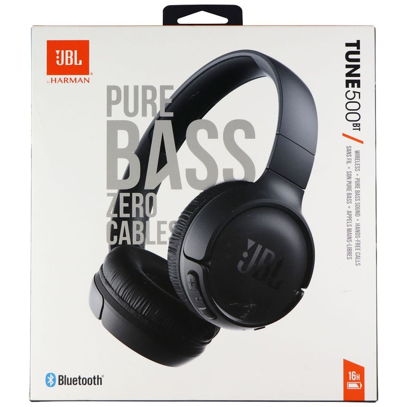 JBL Tune 500BT Wireless On-Ear Pure Bass Headphones - Black - JBL - Simple Cell Shop, Free shipping from Maryland!