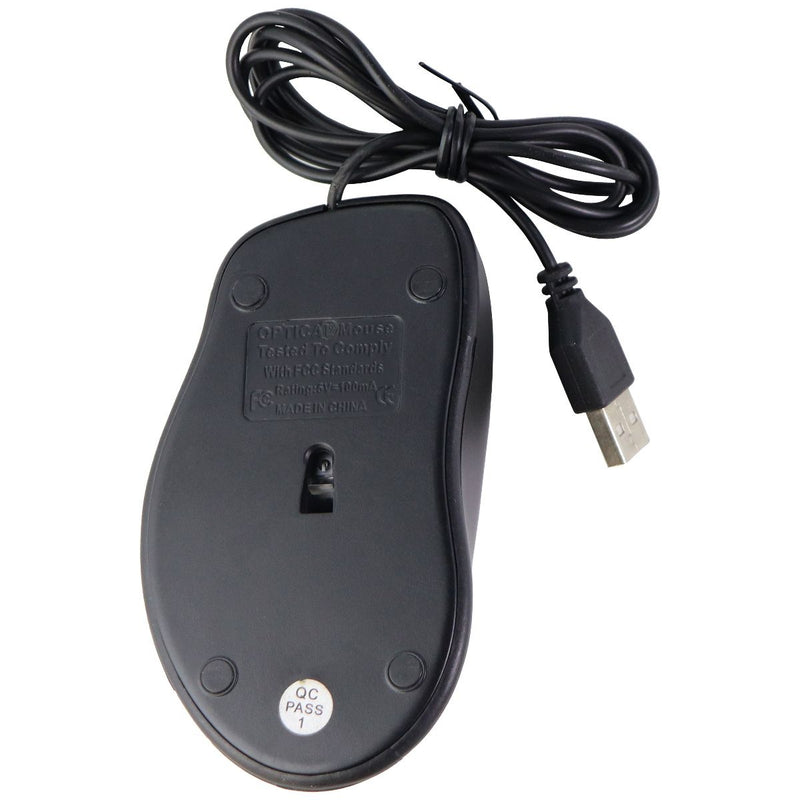 Basic Ergonomic USB Wired Optical Mouse for Windows PC & More - Black - Unbranded - Simple Cell Shop, Free shipping from Maryland!