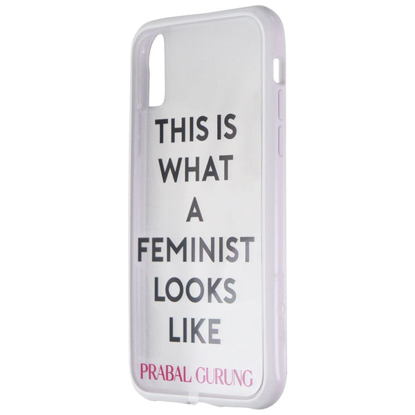 Case-Mate Prabal Gurung Hard Case for iPhone Xs / iPhone X - Clear / Feminist - Case-Mate - Simple Cell Shop, Free shipping from Maryland!