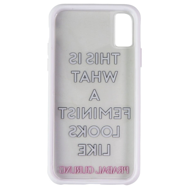 Case-Mate Prabal Gurung Hard Case for iPhone Xs / iPhone X - Clear / Feminist - Case-Mate - Simple Cell Shop, Free shipping from Maryland!