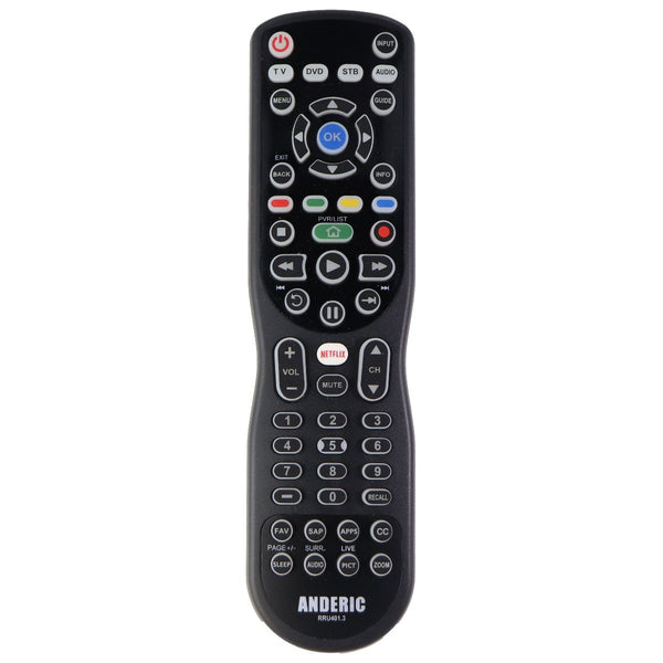 Anderic Remote Control (RRU401.3) for Select TV Systems - Black - Anderic - Simple Cell Shop, Free shipping from Maryland!