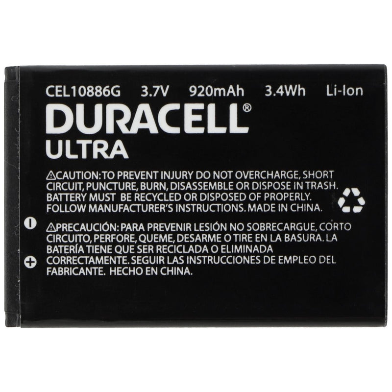 Duracell Ultra CEL10886G (3.7V/920mAh/3.4Wh) Li-Ion Battery