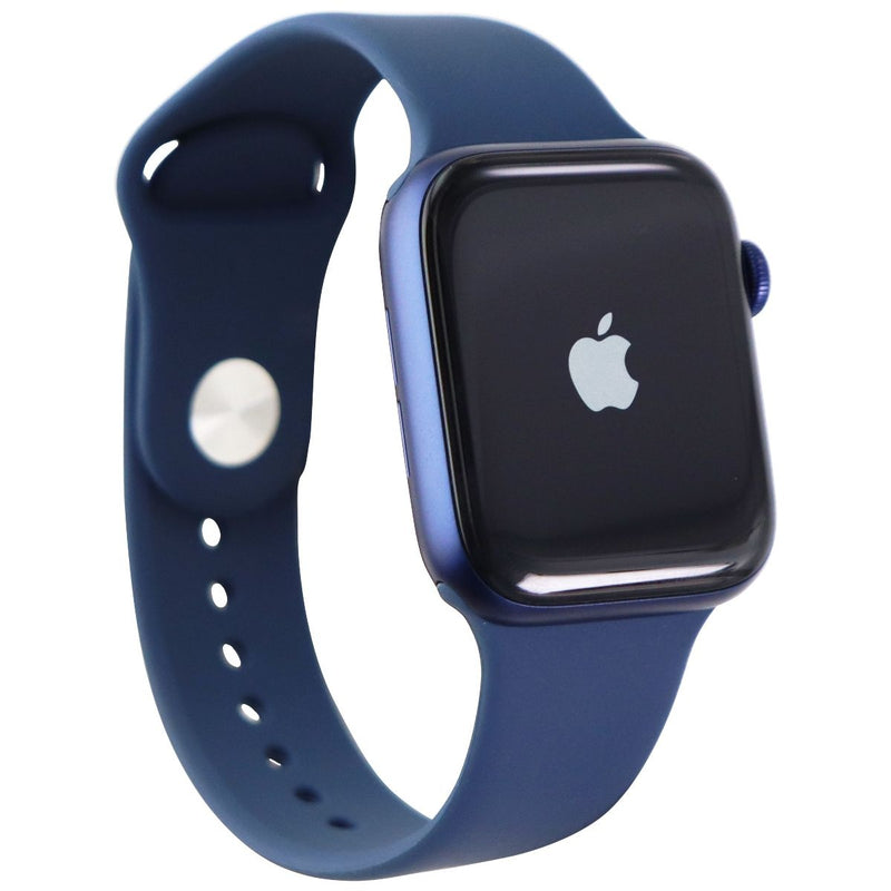 Apple Watch Series 6 (GPS Only) - 44mm Blue Aluminum/Blue Sport Band (
