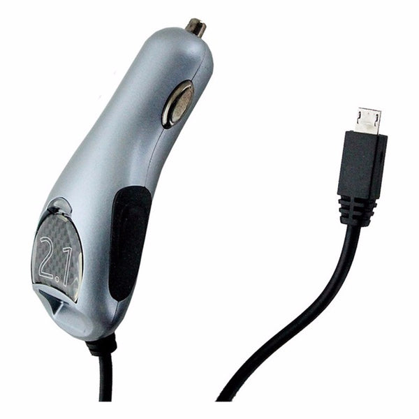 Ventev Car Charger 2.1A with Micro-USB Connector and Extra USB Port - Gray - Ventev - Simple Cell Shop, Free shipping from Maryland!