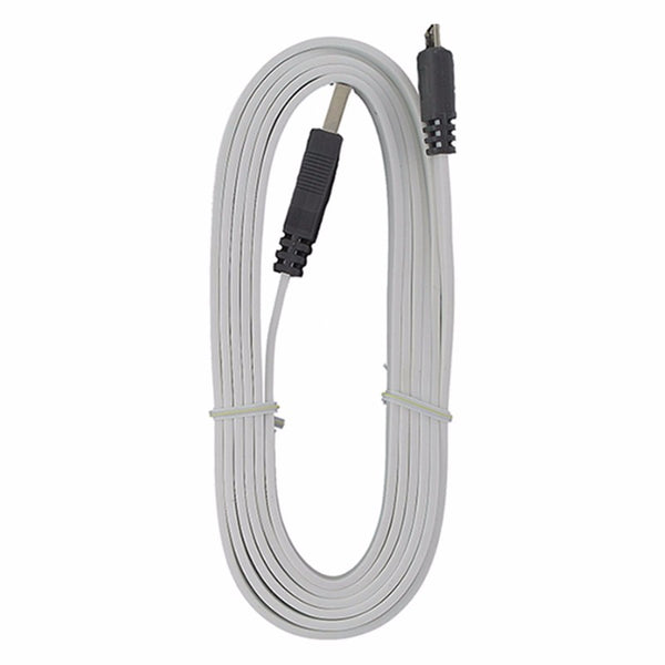 Ventev (544775) 6Ft 2.1A Flat Charge Sync Cable for Micro USB Devices - White