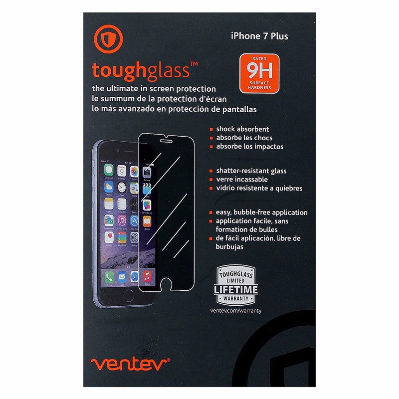 Ventev ToughGlass 9H Tempered Glass Screen Protector for iPhone 7 Plus - Clear - Ventev - Simple Cell Shop, Free shipping from Maryland!