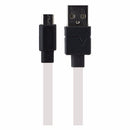 Ventev (514335) 6Ft Charge/Sync Flat Cable for Micro USB Devices - White/Gray