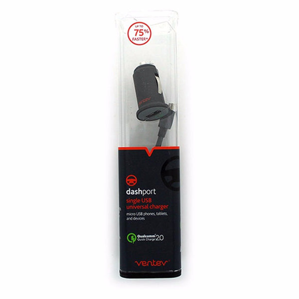 Ventev (541234) Car Charger for Micro USB Devices - Gray - Ventev - Simple Cell Shop, Free shipping from Maryland!