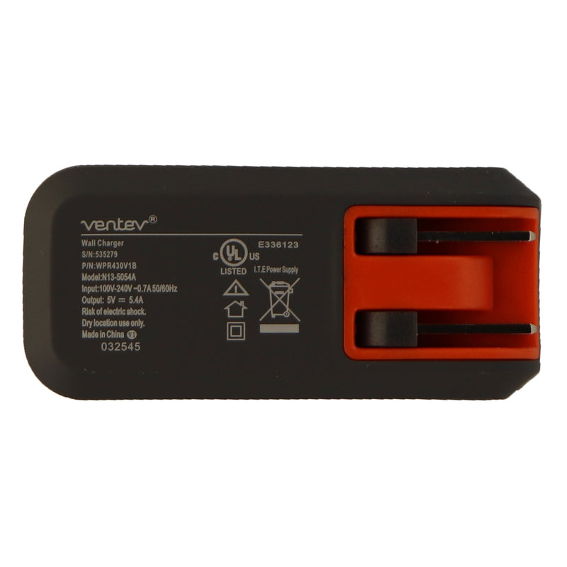 Ventev Wallport (27W/5.4A) 4 Port Wall Adapter with USB-C Output - Gray - Ventev - Simple Cell Shop, Free shipping from Maryland!