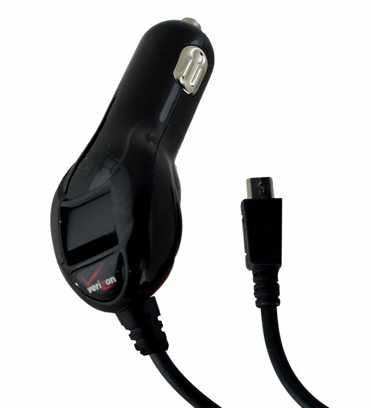 Verizon Wireless Car Charger with Micro-USB Connector + Extra USB - Black