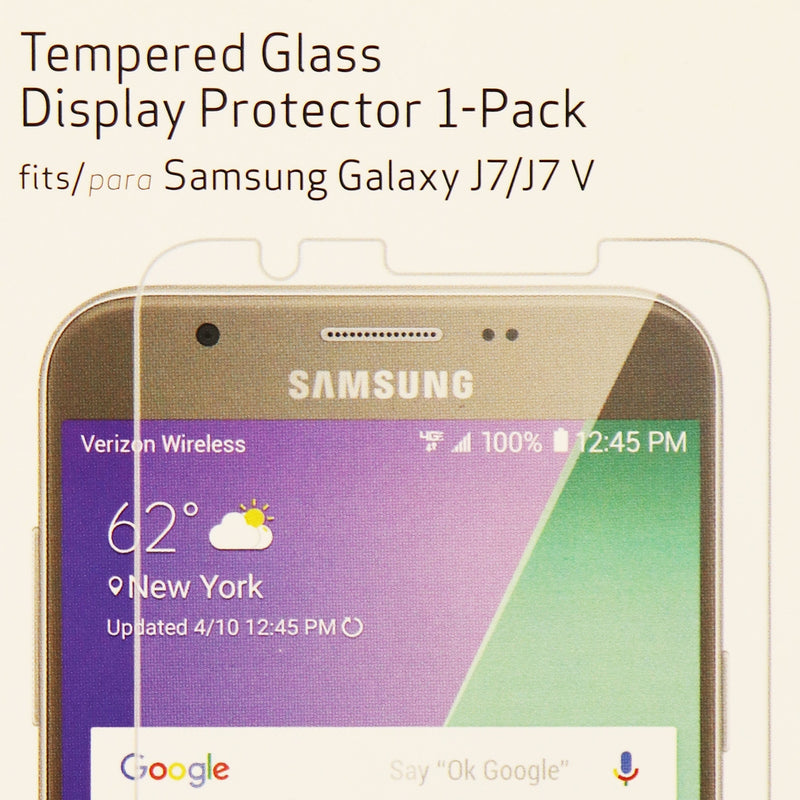 Verizon Tempered Display Protector for Samsung Galaxy J7 - Clear - Verizon - Simple Cell Shop, Free shipping from Maryland!