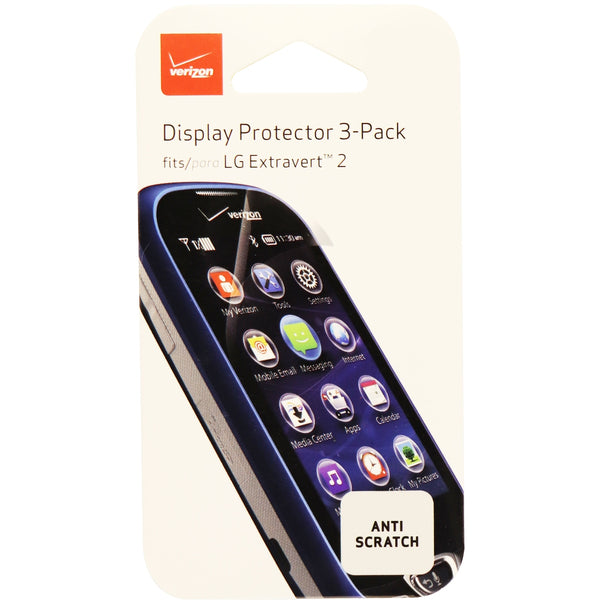 Verizon Display Protector 3 Pack Screen Protector for LG Extravert 2 - Clear - Verizon - Simple Cell Shop, Free shipping from Maryland!