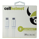 CellHelmet USB-C to 8-Pin Cable for iPhone/iPad/iPod (3FT) - White - CellHelmet - Simple Cell Shop, Free shipping from Maryland!