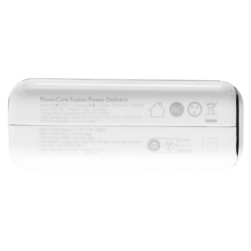 Anker PowerCore Fusion (5000 mAh) USB-C/USB Wall Charger - White (A1622) - Anker - Simple Cell Shop, Free shipping from Maryland!