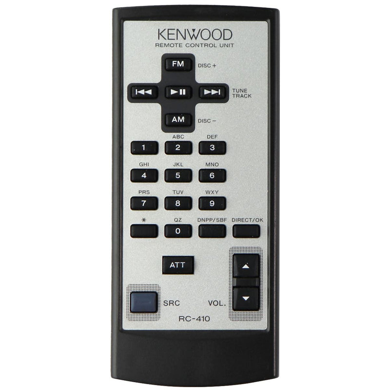 Kenwood Remote Control for Select Kenwood Receivers (RC-410) - Black/Silver - Kenwood - Simple Cell Shop, Free shipping from Maryland!