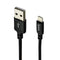 HoCo (3.3-ft/1m) Braided 8-Pin to USB Charge and Sync Cable - Black - HoCo - Simple Cell Shop, Free shipping from Maryland!