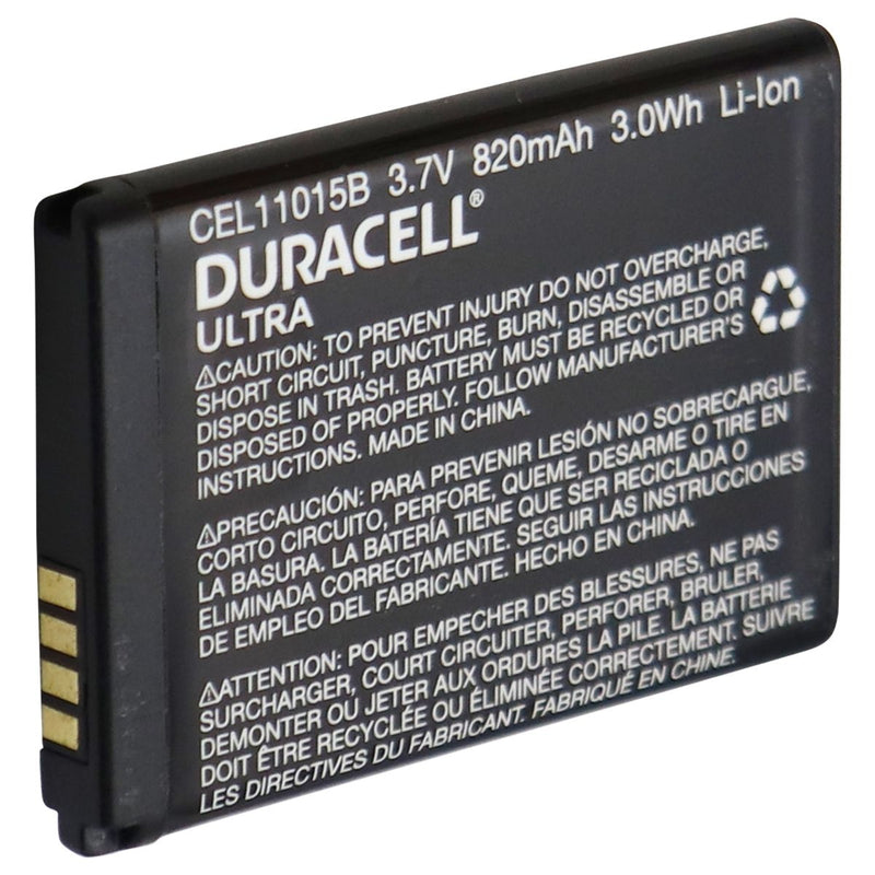 Duracell Ultra Rechargeable (820mAh) 3.7V Battery - Black (CEL11015B) - Duracell - Simple Cell Shop, Free shipping from Maryland!