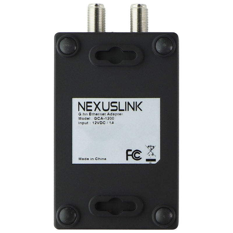Nexuslink Ethernet Over Coax Adapter (1200 Mbps) Single Unit - Black (GCA-1200) - Nexuslink - Simple Cell Shop, Free shipping from Maryland!
