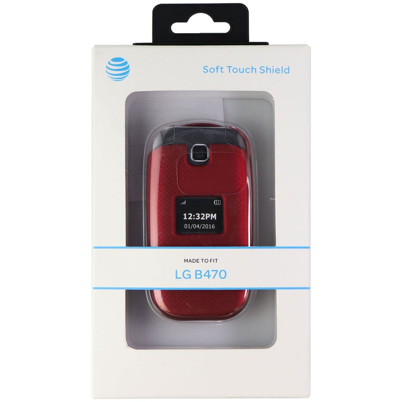 AT&T Soft Touch Shield Hard Case for LG B470 Flip Phone - Red - AT&T - Simple Cell Shop, Free shipping from Maryland!