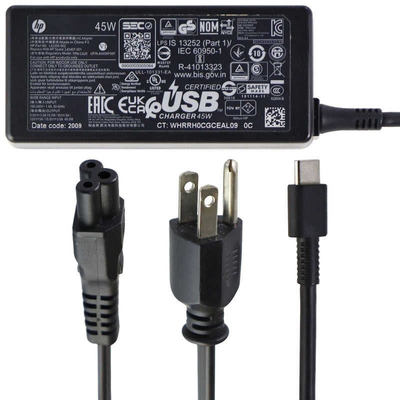 HP Replacement Power Supply 45W (TPN-CA20) - Black - HP - Simple Cell Shop, Free shipping from Maryland!