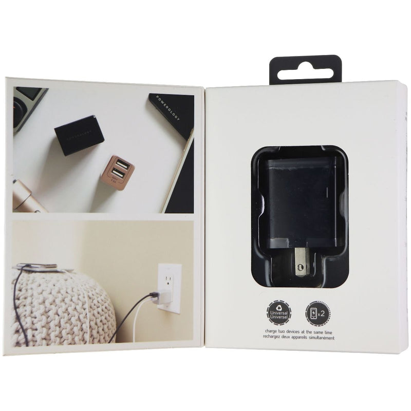 Powerology TravelCharge Plus Dual USB 4.8A Wall Charger - Black - Powerology - Simple Cell Shop, Free shipping from Maryland!