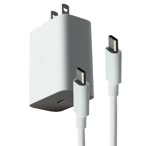 Google 30W USB-C Charger and 3.3-Ft USB-C to USB-C Cable - White (GA02273-US) - Google - Simple Cell Shop, Free shipping from Maryland!