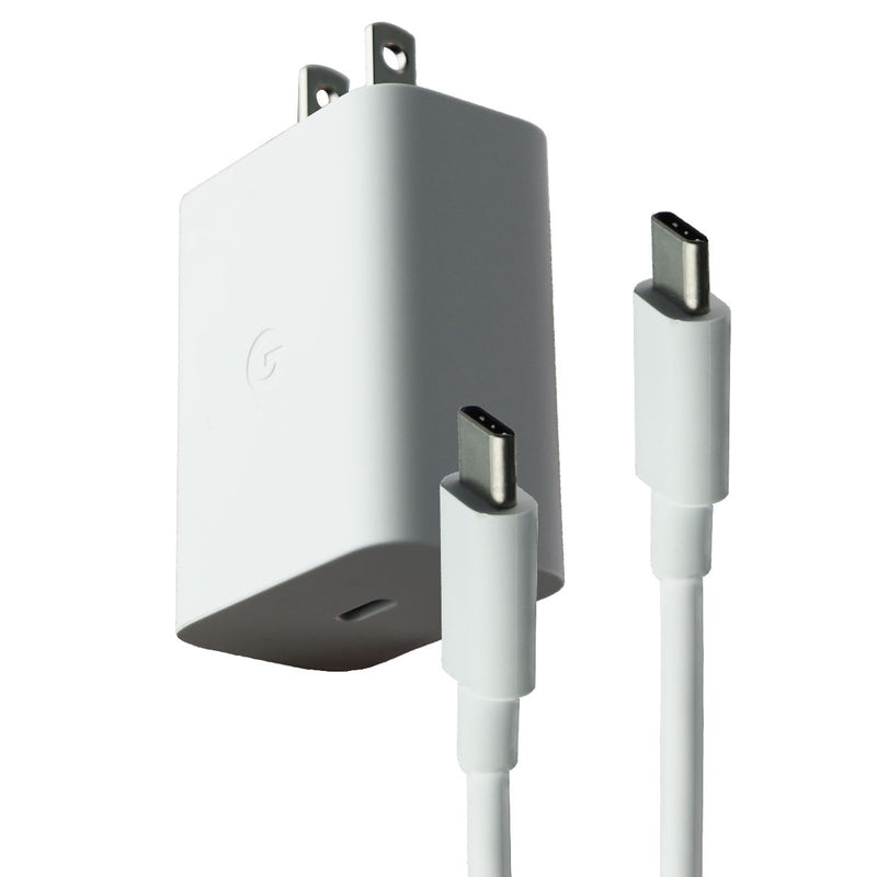 Google 30W USB-C Charger and 3.3-Ft USB-C to USB-C Cable - White (GA02273-US) - Google - Simple Cell Shop, Free shipping from Maryland!