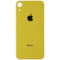 Repair Part - Back Glass Panel for Apple iPhone XR - Yellow with Logo