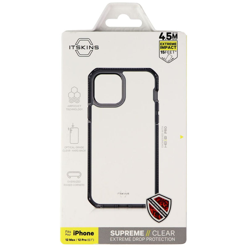 ITSKINS Supreme Clear Series Case for Apple iPhone 12 / 12 Pro - Clear/Smoke - ITSKINS - Simple Cell Shop, Free shipping from Maryland!