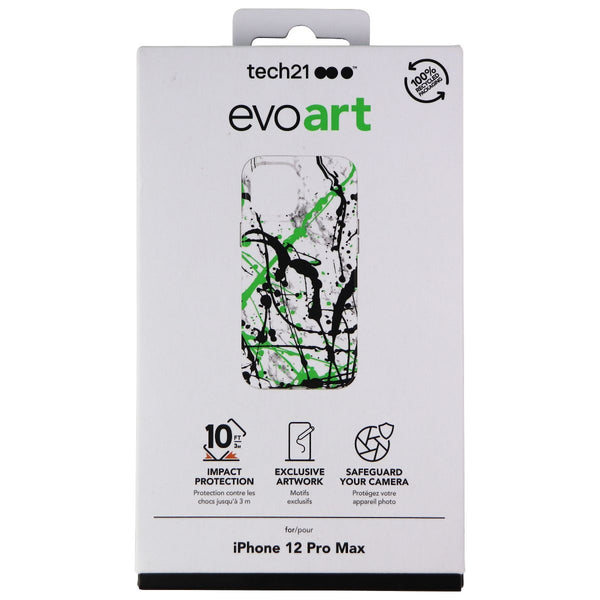 Tech21 Evo Art Series Case for Apple iPhone 12 Pro Max - Marble/White/Green - Tech21 - Simple Cell Shop, Free shipping from Maryland!