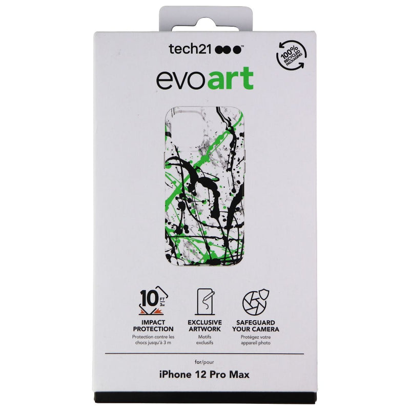 Tech21 Evo Art Series Case for Apple iPhone 12 Pro Max - Marble/White/Green - Tech21 - Simple Cell Shop, Free shipping from Maryland!