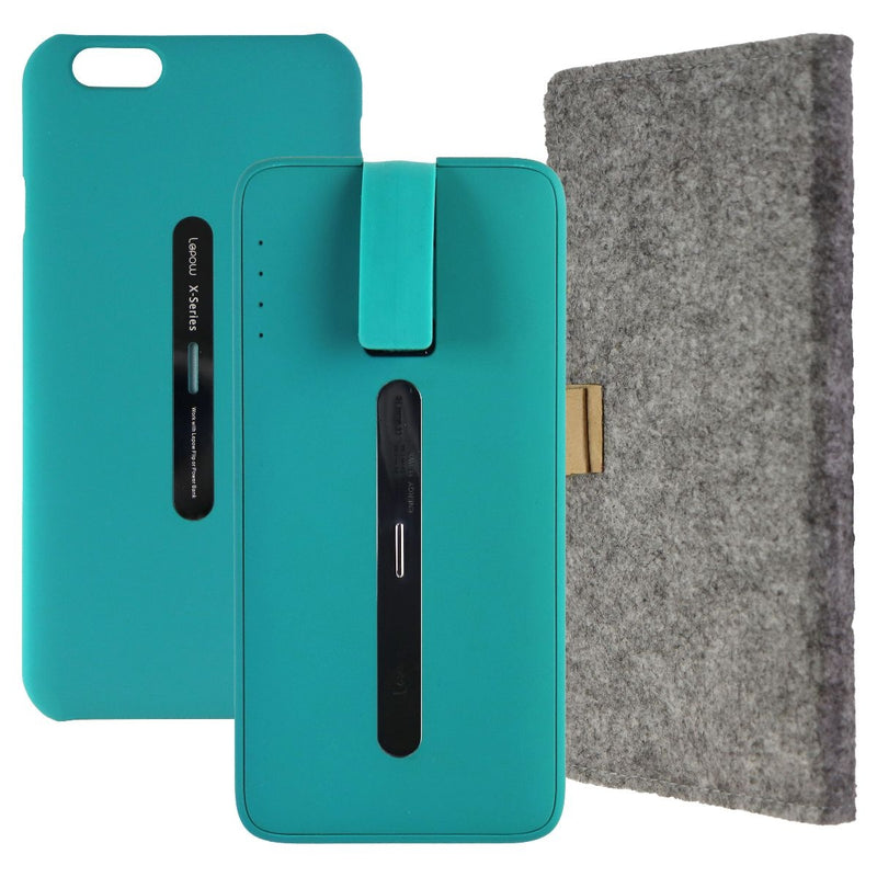 Lepow Pie Case and Battery Pack Combo 3000mAH for iPhone 6 - Green - Lepow - Simple Cell Shop, Free shipping from Maryland!