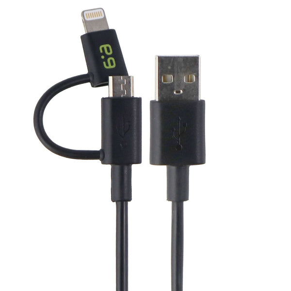 PureGear 4-Ft USB to Micro-USB Cable with Extra Tip for iPhone/iPad - Black - PureGear - Simple Cell Shop, Free shipping from Maryland!