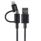PureGear 4-Ft USB to Micro-USB Cable with Extra Tip for iPhone/iPad - Black - PureGear - Simple Cell Shop, Free shipping from Maryland!