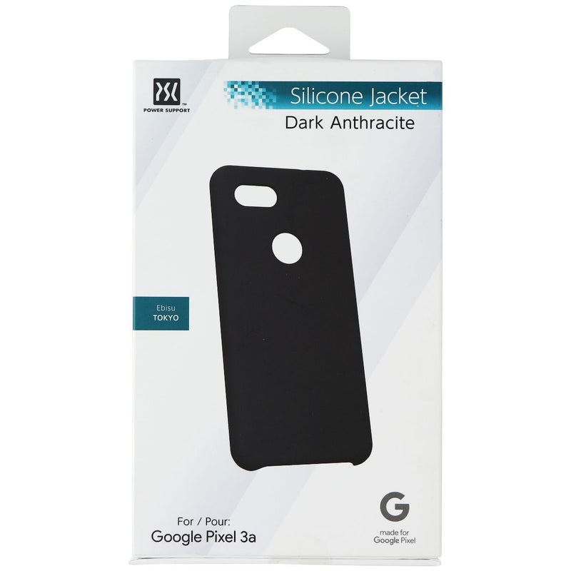 Power Support Silicone Jacket Case for Google Pixel 3a - Black - Power Support - Simple Cell Shop, Free shipping from Maryland!