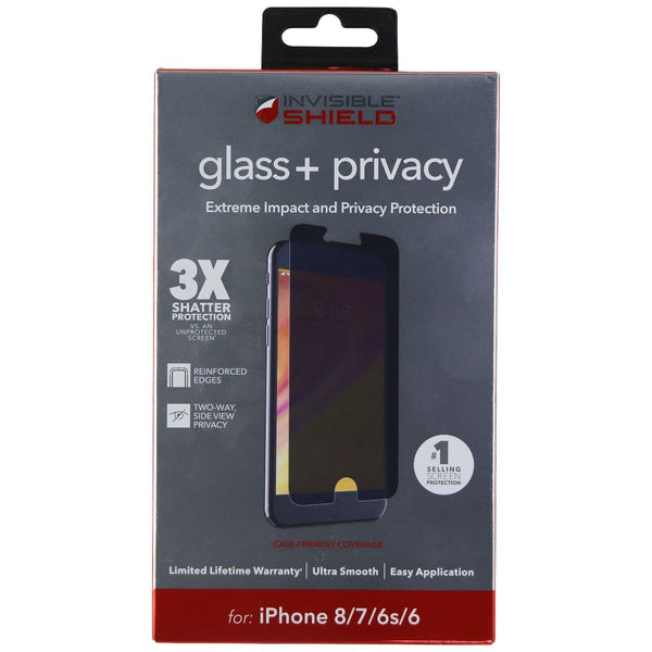 ZAGG Invisible Shield (Glass+ Privacy) Screen Protector for iPhone 8/7/6s/6 - Zagg - Simple Cell Shop, Free shipping from Maryland!