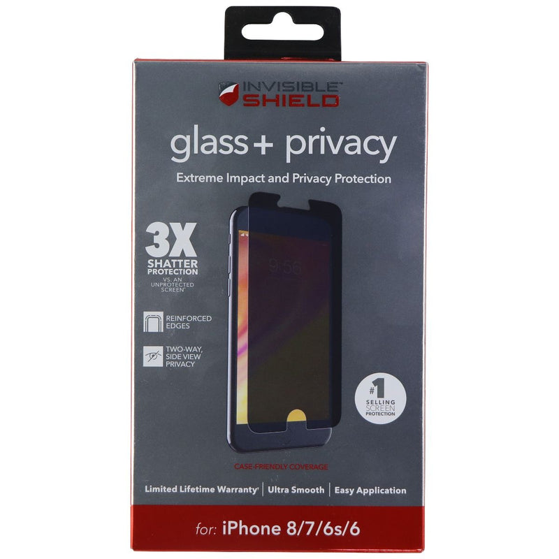 ZAGG Invisible Shield (Glass+ Privacy) Screen Protector for iPhone 8/7/6s/6 - Zagg - Simple Cell Shop, Free shipping from Maryland!