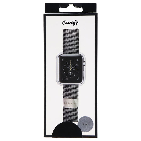 Casetify Steel Mesh Band for Apple Watch 38/40mm Cases (Any Series) - Silver - Casetify - Simple Cell Shop, Free shipping from Maryland!