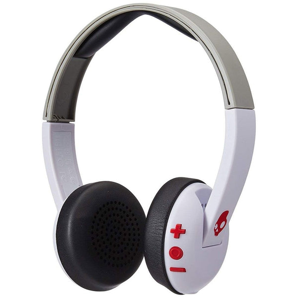Skullcandy Uproar - Bluetooth Wireless On-Ear Headphones - White/Gray/Red - Skullcandy - Simple Cell Shop, Free shipping from Maryland!