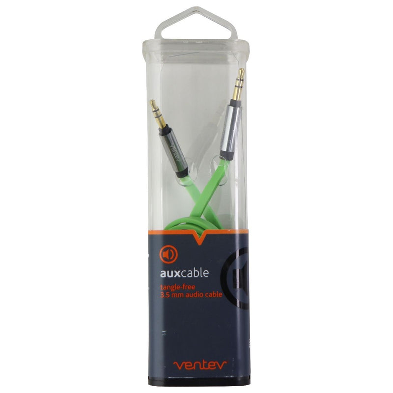 Ventev (4-Foot) 3.5mm to 3.5mm Tangle-Free Audio/Aux Cable - Green - Ventev - Simple Cell Shop, Free shipping from Maryland!