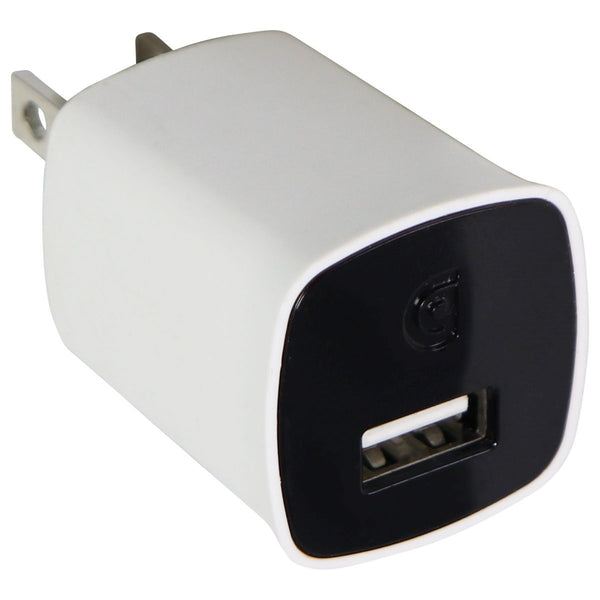 Griffin 12-Watt (5V/2.4A) PowerBlock Wall Charger Single USB Adapter - White/Blk - Griffin - Simple Cell Shop, Free shipping from Maryland!