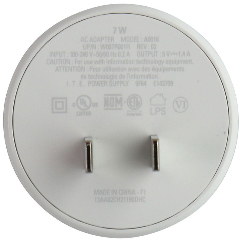 Nest (5V/1.4A) 7W Single USB Rounded Wall Adapter/Charger - White (A0018) - Nest - Simple Cell Shop, Free shipping from Maryland!