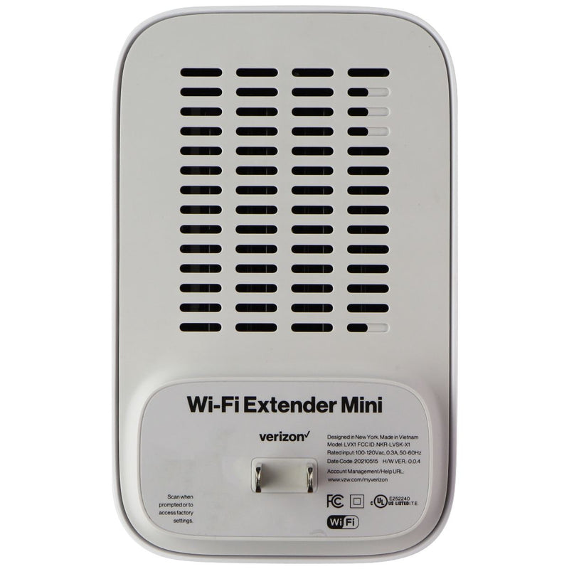 Verizon 5G Home Internet Wi-Fi Extender Mini - White (LVSKX1) Verizon 5G Home Internet Wi-Fi Extender Mini - White (LVSKX1)
