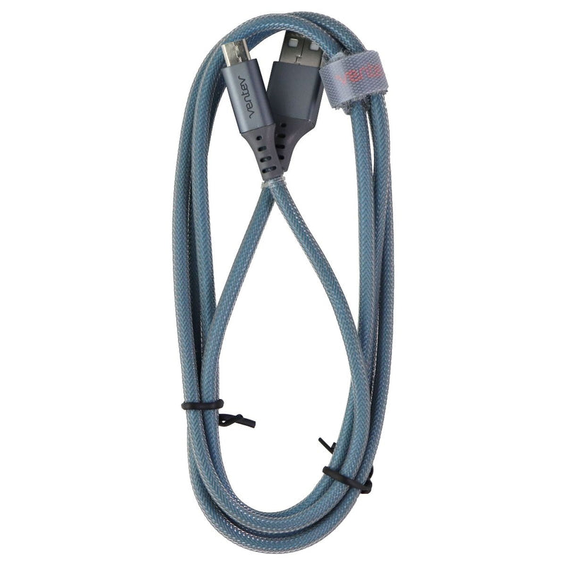 Ventev 4-Ft ChargeSync Braided Alloy (Micro-USB) to USB Cable - Cobalt Blue/Gray - Ventev - Simple Cell Shop, Free shipping from Maryland!